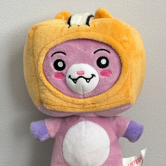 Lankybox FOXY Plush Lanky Box BOXY Fox Stuffed Animal 2022 8" Bonkers - Picture 1 of 11
